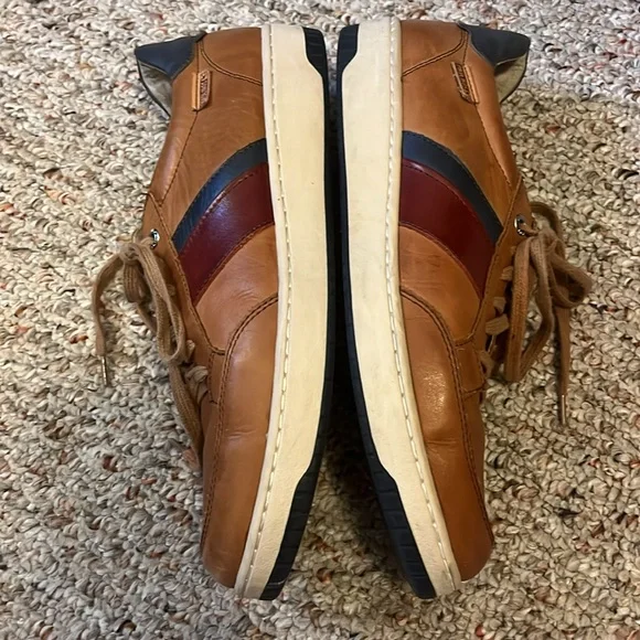 Men’s Pikolinos Corinto Brown Leather Sneakers Size 42 - Picture 11 of 15